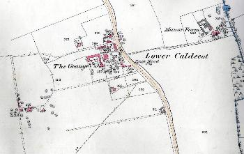Lower Caldecote in 1884